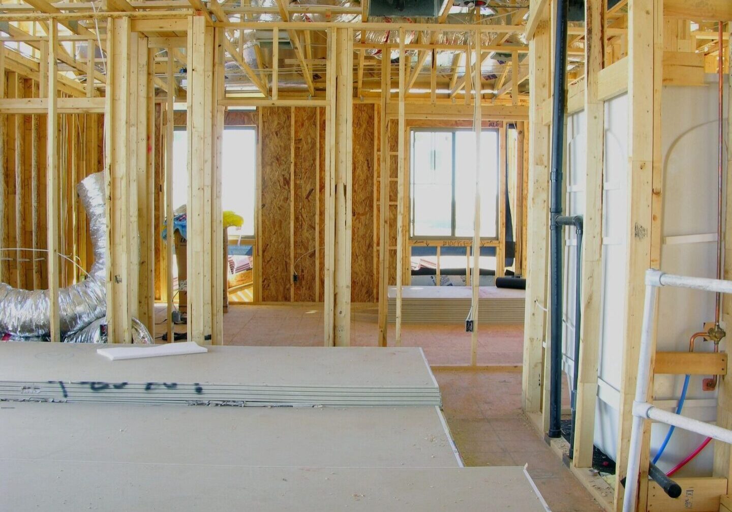 A room with many wooden walls and floors